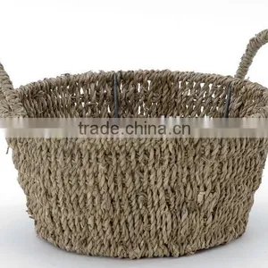 Small Round Straw Baskets for Sale thumbnail-1