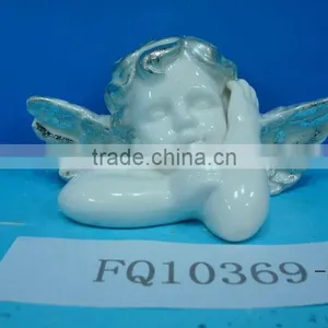 White Porcelain Cupid thumbnail-1
