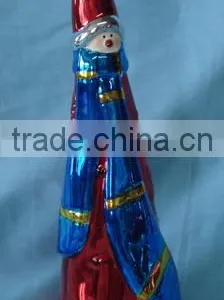 Ceramic Electroplated Xmas Snowman thumbnail-1