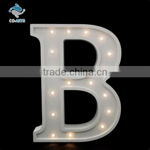 Functional Design White Lighting Wooden Letters for Crafts thumbnail-1