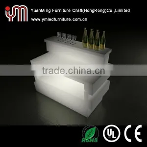 Cheap Glowing Nightclub Furniture Led Bar Counter for Sale thumbnail-2