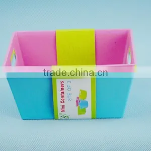 Plastic Rectangle Beer Ice Bucket With Handle thumbnail-1