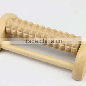 Wooden Foot Leg Massager Reflexology Roller Stress Useful Relief Massage thumbnail-1
