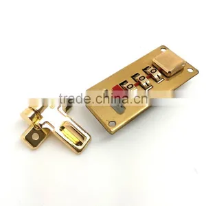 Combination Number Lock With Hasp for Pilot Case, Combination Lock With Push Buttom for Suitcase, Left Hand thumbnail-2