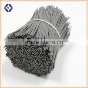 2017 Hot Sell Widely Used Single Wire Oval Plastic Coated Twist Tie thumbnail-4