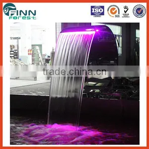 Stainless Steel 304 Swimming Pool Water Curtain Gardening Outdoor Water Fall Fountain Waterfalls in Massage thumbnail-1