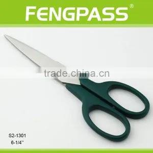 S2-1301 6-1/4" 2CR13 Stainless Steel ABS Plastic Handle Office Scissors / Paper Cutting Scissors thumbnail-1