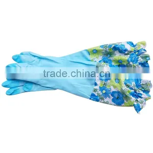 Warm Lace Reusable Latex Cleaning Gloves Waterstop Dishwashing Gloves Household Laundry Rubber Gloves thumbnail-4