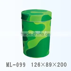 126*89*200mm Oval Tin Box for Tea Packaging thumbnail-1