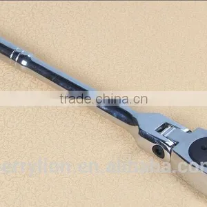 Berrylion Quality Spanner 1/4" Foldable Mirror Finished Ratchet Spanner thumbnail-3