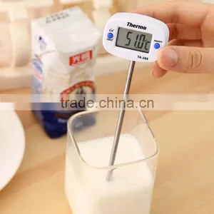 2016 New Arrival Indoor Kitchen Tools Stainless Steel Sensor Digital Food Thermometer for Kitchen Kids thumbnail-1