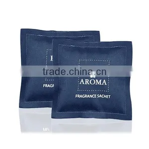 Wholesale Hanging Car Air Freshener Fragrance Sachet Bags, Satin Scented Aroma Fragrance Sachet thumbnail-3