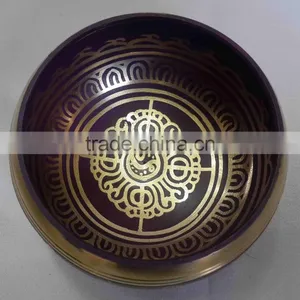Best Selling Symbolic Colored Tibetan Healing Meditation Singing Bowl thumbnail-4