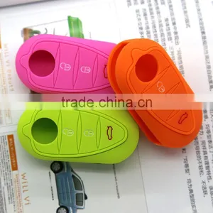 Plastic Leather Car Key Holder Silicone Protective Car Key Cover for Alfa Romeo thumbnail-6