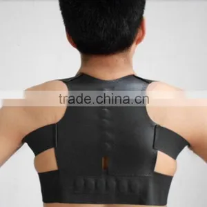 Hot Selling New Products for 2016 Corrective Power Magnetic Posture Correction Lightweight Clavicle Support With Back Support thumbnail-3