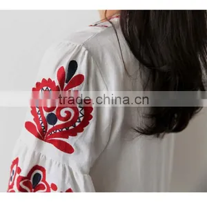 Ladies Branded 2017 Newest Fancy Summer Linen Woman Dress With Sgs Certifaction thumbnail-4