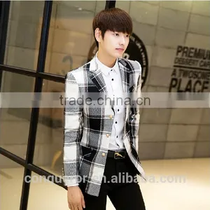Grid Window Pane Man Suit.BSPL0628 thumbnail-2