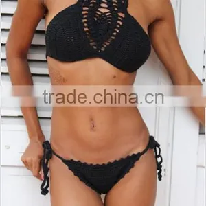 Fashion Hot Women Sexy Handmade Crochet Brazilian Bikini 2016 New Swimwear Swimsuit thumbnail-3