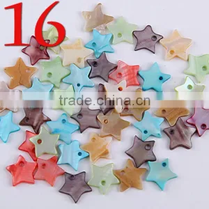 Mix Flat Back Shell Beads Phone Sticker Handmade Diy Faux Shell Beads for Fingernail Decorations Cheap Colors Shell Beads thumbnail-6