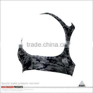 2017 Reinforced Stitched for Ultimate Movement Camo Sports Bra for Women thumbnail-5