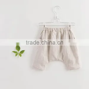 Childrens Boutique Clothing New Style Boys Short Pants Linen Shorts Baby Boy Clothes thumbnail-4