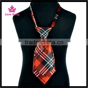 Colorful Grid Gentleman Boys Necktie Silk Fashion Toldders Boys Fashion Neck Tie thumbnail-2