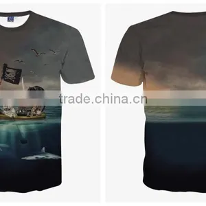 Ebay Hot Sale 3D Animal Printed T Shirts for Men Flash-cat Printed 3D T-Shirts Short Sleeve thumbnail-2