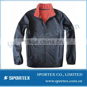 SPT-GS1314 Bonded Fleece Mens Softshell Jacket, Waterproof Mens Softshell Jacket, Mens Softshell Jacket thumbnail-1