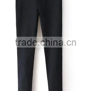 Runwaylover EY0616P Hot Sale 2017 Women High Waist Denim Pencil Pants thumbnail-4