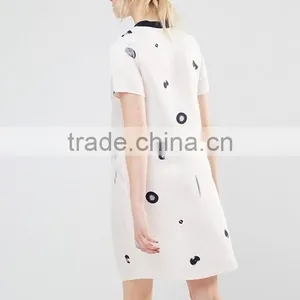 New Design New Printing Cotton Fabric Short Sleeve Maternity Wear thumbnail-3