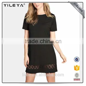 Latest Design Sexy Mature Elegant Tight Fitted Midi Casual Chiffon Dress for Women thumbnail-1