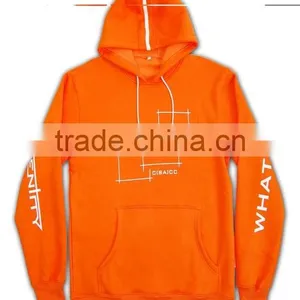 BSCI 2016 Design Sublimation Screenprint Embroidery Zipper Hoody Hoodie Without Zipper thumbnail-5