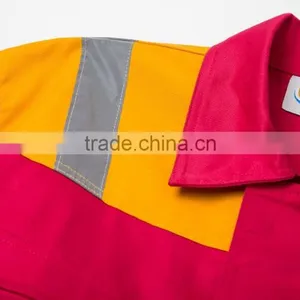 Anti-static Oxford Stripe Safety Workwear Coverall thumbnail-4