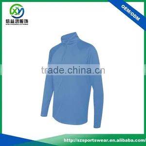 Basic Design Available Color Raglan Sleeve Light Weight 1/4 Zip Pullover Sweatshirt thumbnail-1