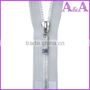 #5 Open End Auto Lock Colored Plastic Zipper With Paint Slider thumbnail-2