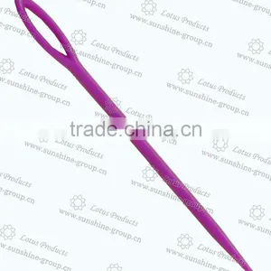 Plastic Sweater Sewing Needles Safety Plastic Needle Colorful Hand Plastic Sewing Needles For Knitting thumbnail-1
