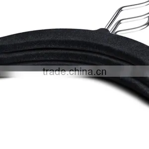Black Custom Velvet Hanger for Clothes thumbnail-5