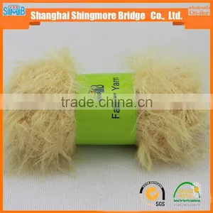 China Yarn Supplier Wholesale Feather Knitting Yarn With Sequins for Knitting Sweater thumbnail-4