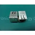 W / O 100Base Lan 8 Pin RJ45 Connector Right Angle With LEDS Transformer thumbnail-1