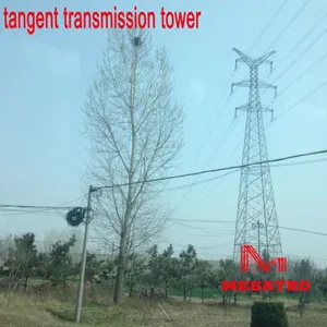 MEGATRO 220KV 2D3 SJC3 Double Circuit Tangent Transmission Tower thumbnail-1