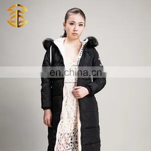 Wholesale China Long Style Women Outdoor Quilted Lady Down Jacket thumbnail-1