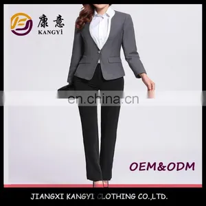 OEM Female Business Tailored Pant Suits thumbnail-1