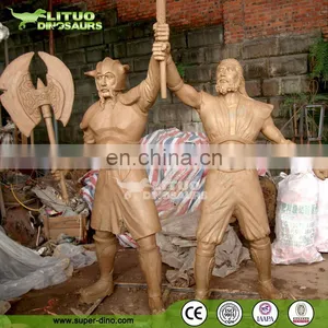 Outdoor Fiberglass Decorative Figure Sculpture thumbnail-1