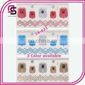 New Tattoo Sticker Colorful Laser Tattoo Sticker Designs 3 Colors Available thumbnail-3