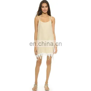 OEM Hot Sale Latest Casual Fashion Dress Designs Ladies Dress Cutting thumbnail-4