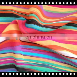 Knitting Printed Silk Chiffon Fabric thumbnail-1