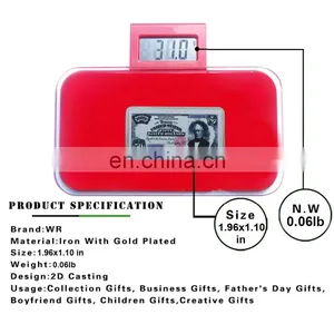 WR Year 1891 USD 50 Challenge Silver Bullion Bar With Floating Display Case Metal Silver Bar for Thanksgiving Day Gifts thumbnail-4