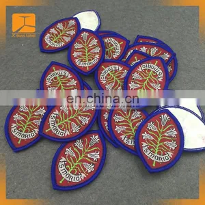 Custom Brand Logo Fabric Woven Patch / Badges For Islamic School Uniforms thumbnail-3
