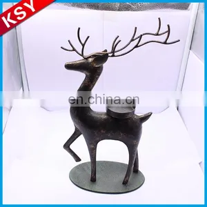 Latest New Design Excellent Quality Lighthouse Metal Table Owl Candle Lantern Holder thumbnail-4