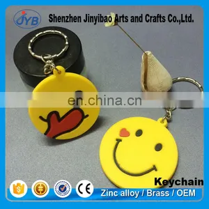 Cheap Custom Pvc Key Chain Custom Rubber Emoji Keychain for Promotion thumbnail-6